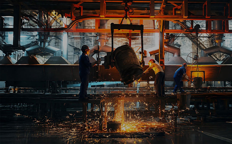 sand mold casting line